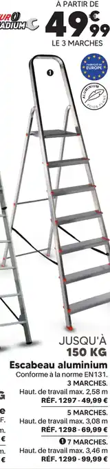 Shopix Escabeau aluminium offre