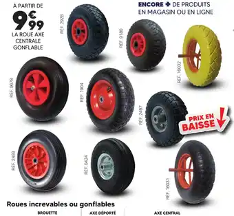 Shopix La roue axe centrale offre