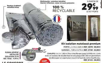 Shopix Kit isolation matelassé premium offre