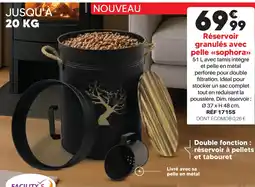 Shopix Réservoir granulés avec pelle <<sophora>> offre