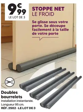 Shopix Doubles bourrelets offre