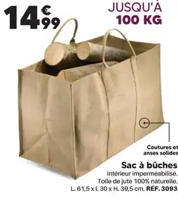 Shopix Sac à bûches offre