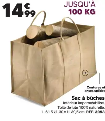 Shopix Sac à bûches offre