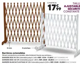 Shopix Barrières extensibles offre