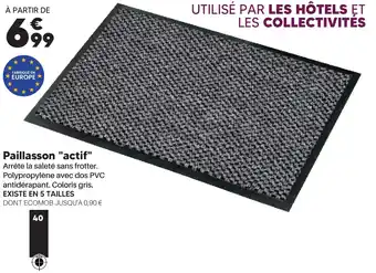 Shopix Paillasson "actif" offre