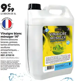 Shopix Vinaigre blanc ménager 14° offre