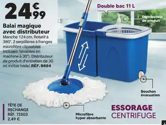 Shopix Balai magique avec distributeur offre