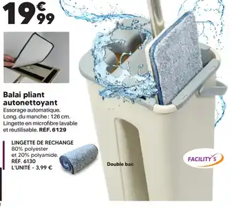 Shopix Balai pliant autonettoyant offre