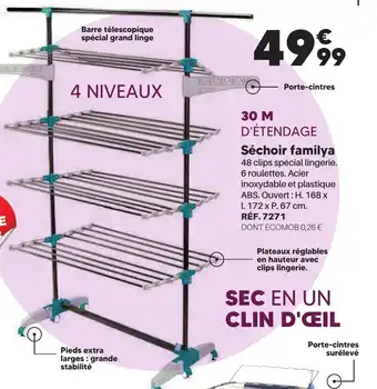 Shopix Séchoir familya offre