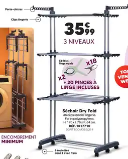 Shopix Séchoir Dry Fold offre