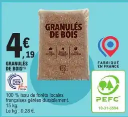 E.Leclerc Granulés de bois offre