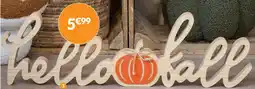 b&m Décoration en bois <Hello fall> offre