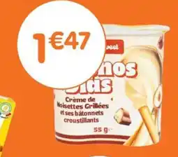 b&m Bâtonnets et crème de noisette offre