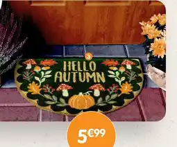 b&m Paillasson demi-lune «Hello Autumn» offre