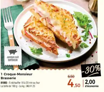 Thiriet 1 croque-monsieur brasserie offre