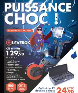 Autodistribution Clé à chocs offre