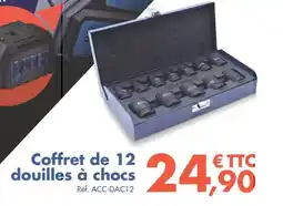Autodistribution Coffret de 12 douilles à chocs offre