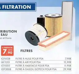 Autodistribution Filtres offre
