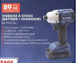 Autodistribution Visseuse à chocs (batterie + chargeur) offre