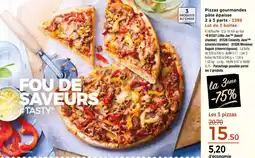 Thiriet Pizzas gourmandes pâte épaisse offre