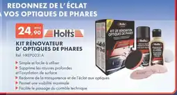 Autodistribution HOLTS Kit de renovation optiques de phares offre