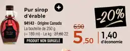 Thiriet Pur sirop d'érable offre