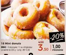 Thiriet 18 Mini donuts offre