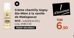 Thiriet Crème chantilly Isigny Ste-Mère à la vanille de Madagascar offre