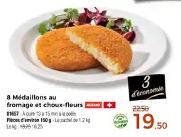 Thiriet 8 Médaillons au fromage et choux-fleurs offre