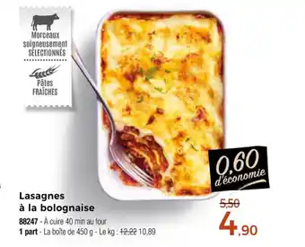 Thiriet Lasagnes à la bolognaise offre