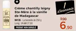 Thiriet Crème chantilly Isigny Ste-Mère à la vanille offre