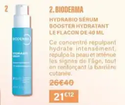 Monop' Bioderma hydrabio sérum booster hydratant offre