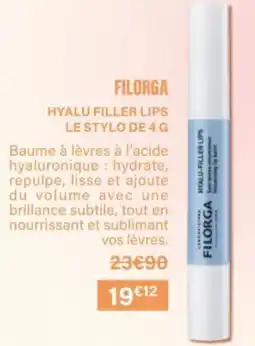 Monop' Filorga hyalu filler lips offre