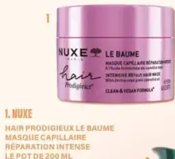 Monop' Nuxe hair prodigieux le baume masque capillaire réparation intense offre