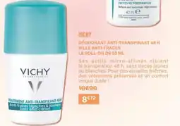 Monop' Vichy déodorant anti-transpirant 48 h bille anti-traces offre