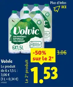 Lidl VOLVIC offre