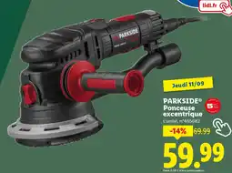Lidl PARKSIDE Ponceuse excentrique offre