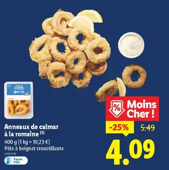 Lidl Anneaux de calmar à la romaine offre