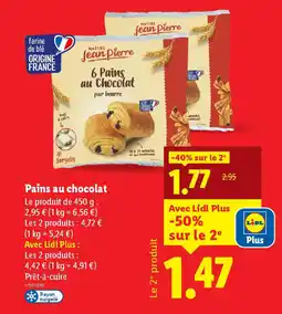 Lidl Pains au chocolat offre