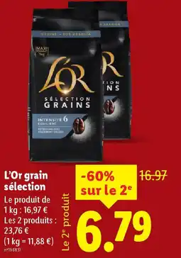Lidl L'OrR grain sélection offre