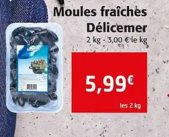Colruyt Moules fraîches Délicemer offre