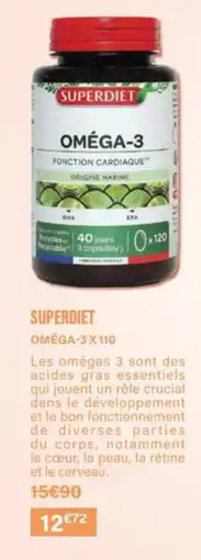 Monop' Superdiet omega-3 x 110 offre