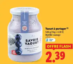 Lidl Yaourt à partager offre