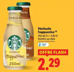 Lidl STARBUCKS frappuccino offre