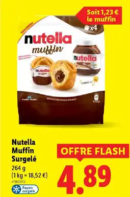 Lidl NUTELLA Muffin Surgelé offre