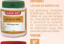 Monop' Superdiet levure de bière x 150 offre