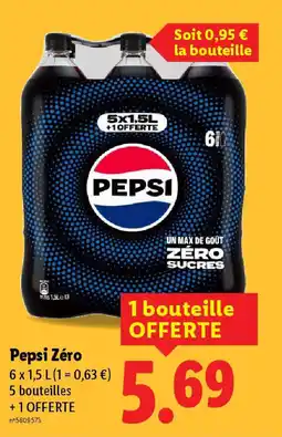 Lidl PEPSI Zéro offre