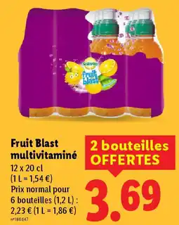 Lidl SOLEVITA Fruit Blast multivitaminé offre