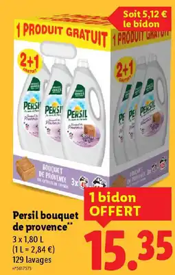Lidl PERSIL bouquet de provence offre