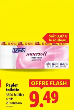 Lidl FLORALYS Papier toilette offre